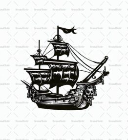 Antikes Piratenschiff
